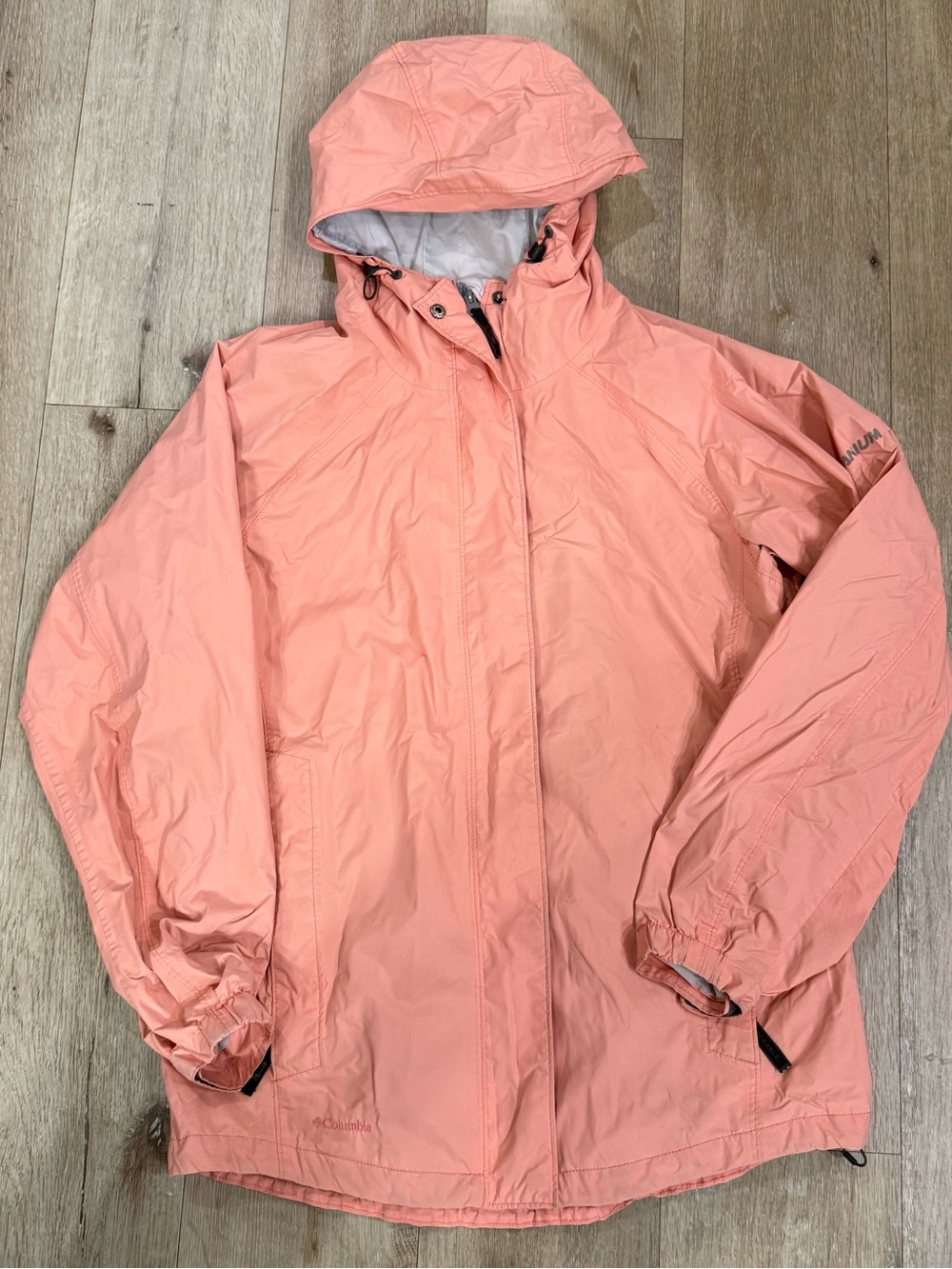 Columbia Titanium Coral/Gray Women's Hooded Jacket